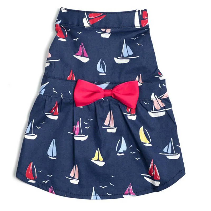 Worthy Dog Dress Sailboats - 40% OFF!!!