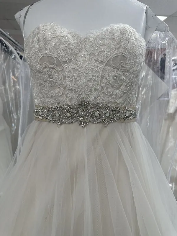 WToo Size 0 Rowena Ivory/Champagne Gown