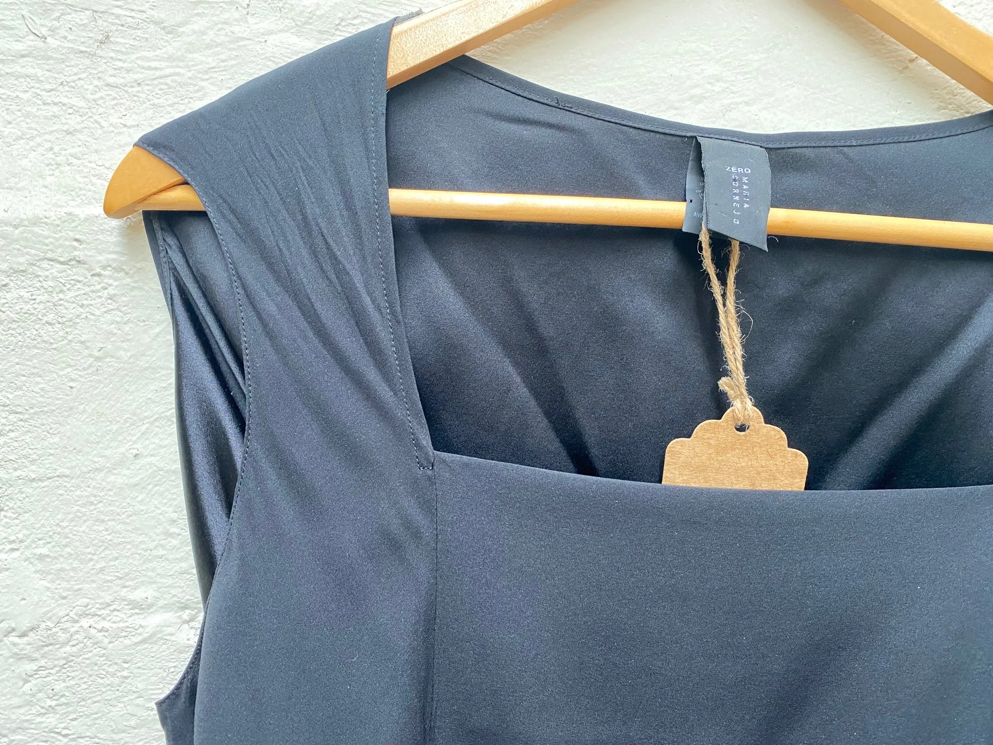 Zero by Maria Cornejo Black Silk Dress