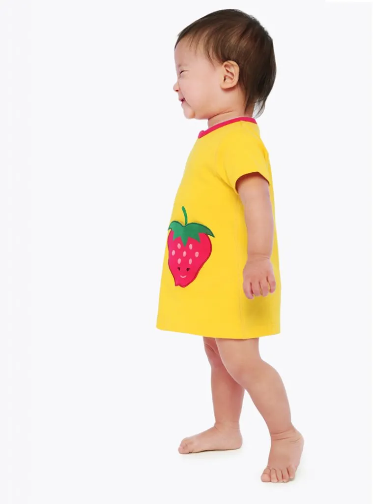 zip-up strawberry dress